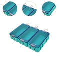 thumbnail image 6 of MAGIDEAL 3 Pieces s Box Fishing Accessory Box Waterproof Multipurpose Fishing cyan, 6 of 8