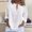 14#A White, variant on Linen Shirts for Women Cotton Spring Long Sleeve Button Down Henley Blouses Summer Trendy Loose Breathable Tops White 2XL