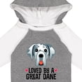 thumbnail image 4 of Inktastic Great Dane Dog Lover Boys or Girls Long Sleeve Baby Bodysuit, 4 of 5