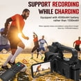 thumbnail image 5 of MARVUE 6K Video Camera Camcorder 64MP, Ultra 4.0" Touch Screen IR Night Vision 18X Digital Zoom with Microphone, Wifi, Handhold Stabilizer, 64G SD Card, 5 of 8