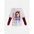thumbnail image 5 of Chucky Women's Halloween Layered Look Graphic Tee with Long Sleeves, Sizes XXS-XXL, 5 of 5