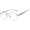 Silver / Clear, variant on Round Sunglasses - (71) Silver Frame / Clear Lens
