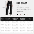 thumbnail image 2 of Usaibhir Girls Cargo Pants Casual Drawstring Jogger Sportswear Parachute Pants 7-14T, 2 of 8