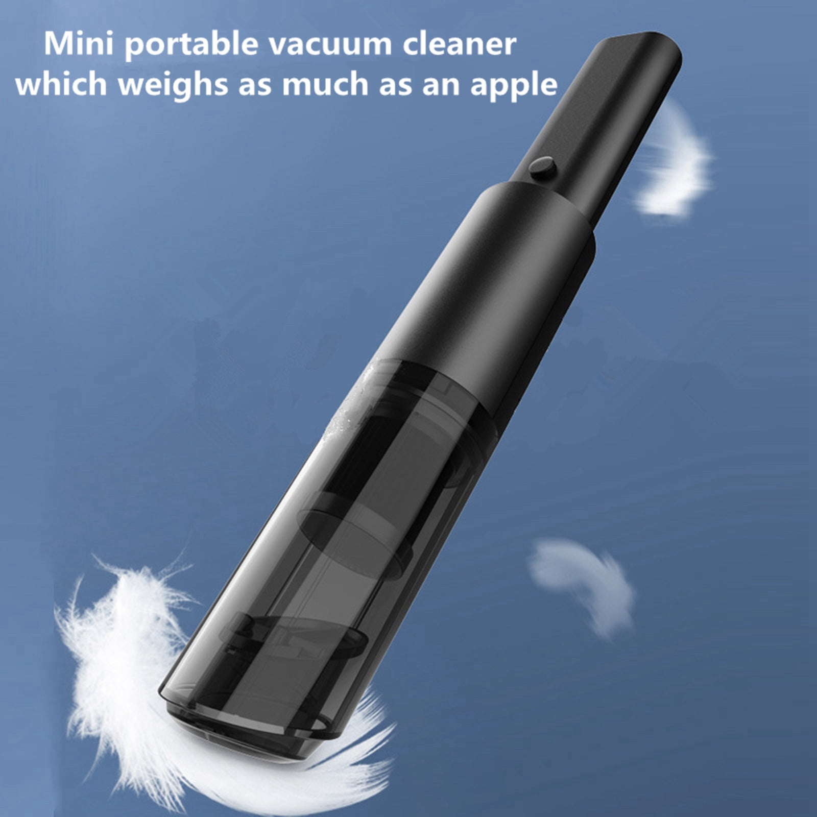 FFENYAN Portable Handheld Wireless Car Vacuum Cleaner Household Compact and Large Suction Mini Vacuum Cleaner Black