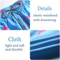 thumbnail image 4 of Biwisy Mens Swim Trunks Quick Dry Swim Shorts with Mesh Lining Funny Beach Shorts, 4 of 7