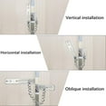 thumbnail image 4 of Metal Door Chain Home Hotel Door Bolt Anti-Theft Door Security Chain Door Lock, 4 of 4