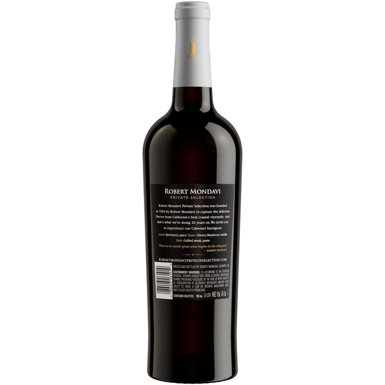 Robert Mondavi Private Selection Cabernet Sauvignon, Red Wine, 750
