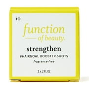 Function of Beauty Strengthen #HairGoal Booster with Pea Sprout Extract, 0.2 fl oz, 2 Pack