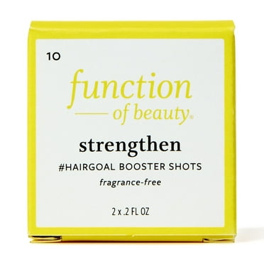 Function of Beauty Strengthen #HairGoal Booster with Pea Sprout Extract, 0.2 fl oz, 2 Pack