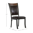 thumbnail image 4 of Powell Holloway Dining Chair, Set of 2, Rustic Umber, 4 of 8