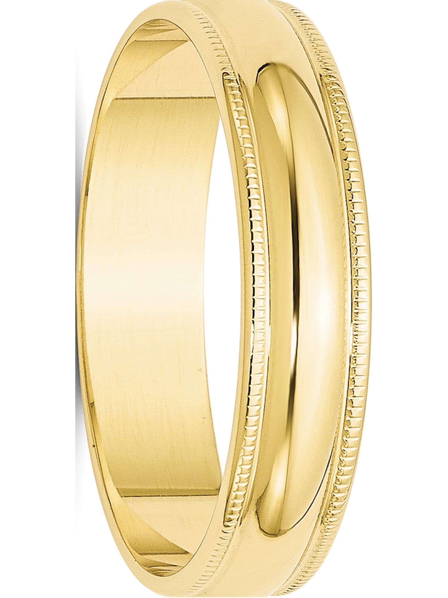 14KY 3mm LTW Flat Band Size 4.5 Size 4.5 Length Width 3