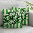thumbnail image 3 of Jiayy St Patricks Day Pillow Covers Saint St Patricks Day Pillow Covers Decor green Shamrock Clover Lucky Truck Pillows Covers Cuchion Covers for March Holiday Home Outdoor Decorative, 3 of 5