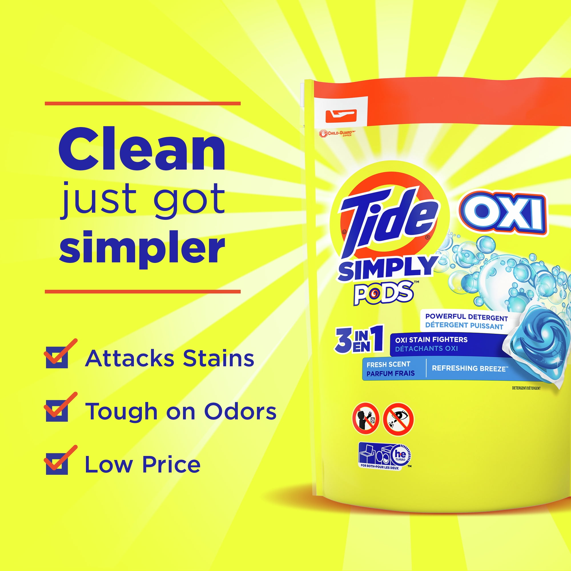 本店は 洗濯洗剤 タイド Tide 43個入り OXI + PODS Simply 液体洗剤 - www.projectcorfu.com
