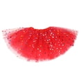 thumbnail image 1 of FAOWME Girls Layer Sequin Ballet Tutu Dresses Red One Size, 1 of 2
