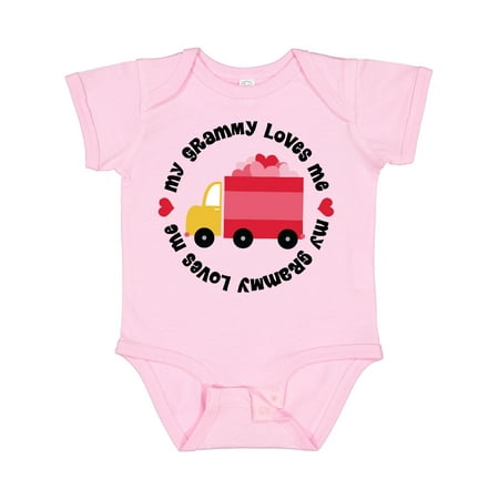 

Inktastic Grammy Loves Me grandchild Boys or Girls Baby Bodysuit