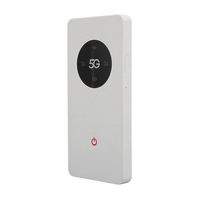 PUNTO DE ACCESO MÓVIL WIFI, BATERÍA DE 8000 MAH 2.77GBPS DL 1.25GBPS UL 2.4GHZ 5GHz SIM SIM WiFi Dongle Nano Sim Ranura para Familia