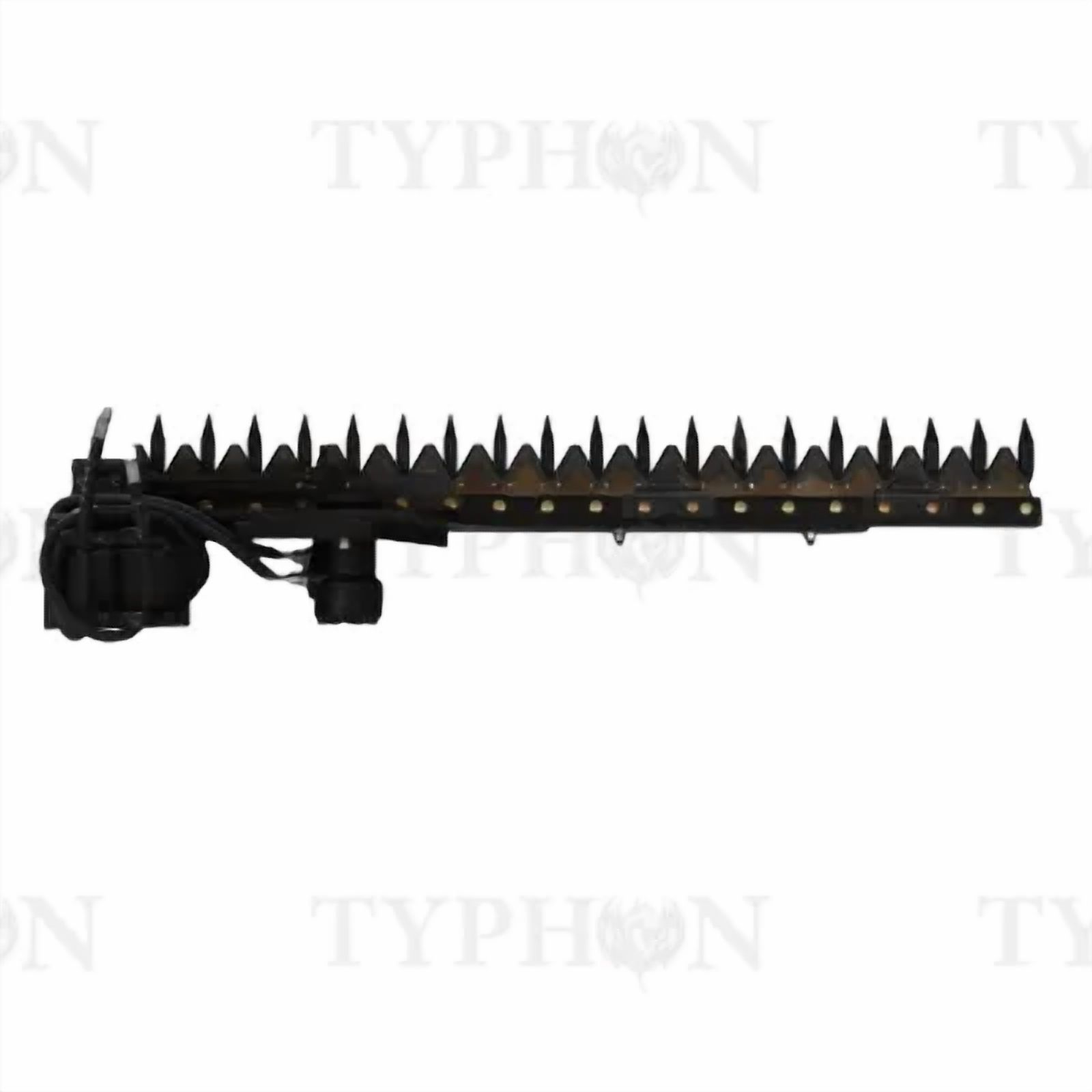 TYPHON Hedge Trimmer Steel Attachment for 2–3 Ton TERROR XXV Mini Excavators