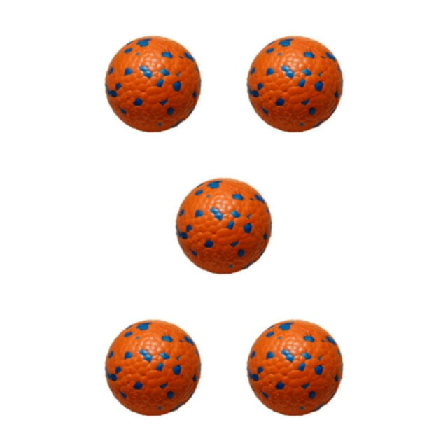 Juguete de rugby para perros Greeniant Pelotas de juguete resistentes a mordeduras color naranja