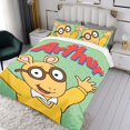 thumbnail image 3 of Arthur Conjunto de sábanas temático, trío de piezas, cómodo y amigable con la piel, diseño único, regalo de decoración para el hogar para familiares, amigos y fans,135cm *200cm, 3 of 6