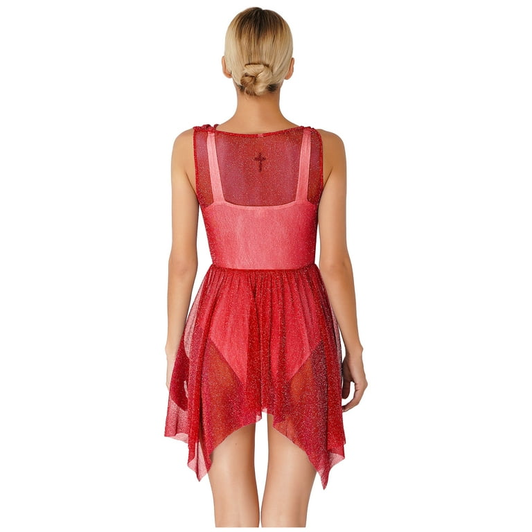 Moggemol Womens Glitter Mesh Sheer Lyrical Dance Dress Worship Praise Dance Overlay Tunic Dancewear Burgundy XXL - Walmart.com Moggemol Womens Glitter Mesh Sheer Lyrical Dance Dress Worship Praise Dance Overlay Tunic Dancewear Burgundy XXL - Walmart.com