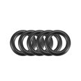 thumbnail image 1 of 50 piezas Anillo de sellado negro de 9.5 mm x 2.65 mm resistente al aceite forma O Grommet de goma NBR, 1 of 3