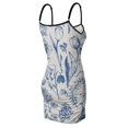 thumbnail image 6 of Ladies Elegant Sling Sleeveless Sexy Dress flowers, 6 of 6