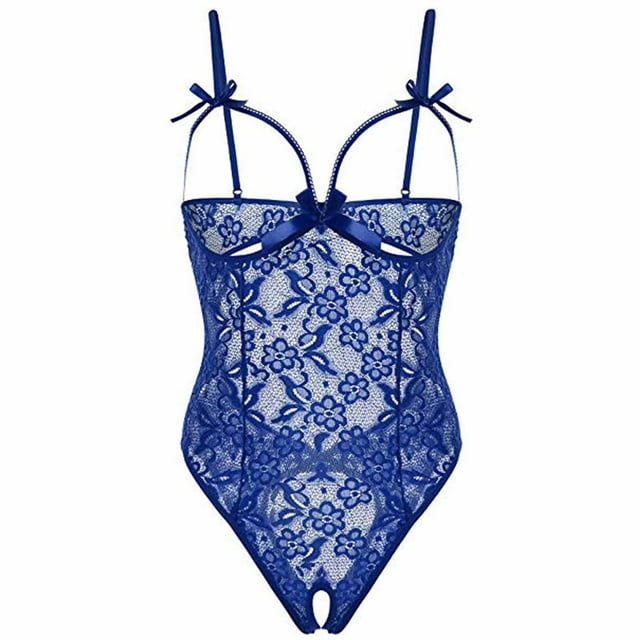 Birdeem Lingerie Femme Cool Girl Dentelle Unie Séduisante Aguichant Combinaison