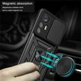 thumbnail image 6 of for Xiaomi Redmi Note 12S 4G Case with Slide Camera Cover for Men, Military Grade Drop Phone Cover Case with Rotate Ring Kickstand for Xiaomi Redmi Note 12S 4G SJ Black, 6 of 16