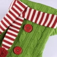 thumbnail image 5 of Knitted Christmas Stocking with Scarf Red Green White Hanging Stockings Classic Xmas Hanging Decorations for Christmas Party Home Fireplace Decor Family Friend Gift, 5 of 8