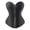 Black, variant on Womens 2026 Fashion Tops Gothic Corset Style Tops Sexy PU Leather Tops Punk Chic Clothing Zipper Detail Tops Bustier Shirts