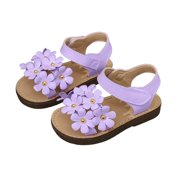 Mostsola Girls Sandals Toddler Little Big Kids Kid Cute Open Toe Flats Dress Sandals Summer Shoes