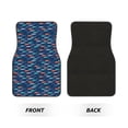 thumbnail image 2 of Fuzoiu Colorful Fish 3 Print Carpet Floor Mats for Car,Car Foot Mat Set,Universal Fit 4 Piece Mat Pad Set,Fits Most Cars Trucks Vans Sedans SUV Auto Carpet Mat Se, 2 of 7