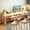 Natural, variant on BALANBO Kids Desk and Chair Set, Writing Desk Learning Computer Desk, Wooden Two Person Desk, Walnut