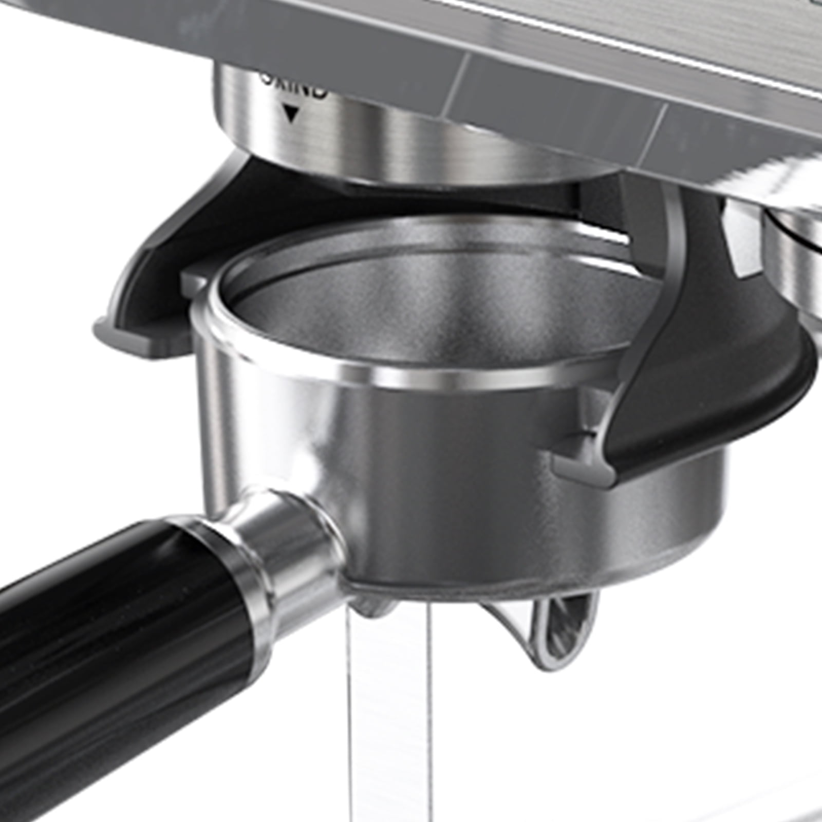 Ashion Espresso Machine 15 Bar Automatic Coffee Machine with Milk Frother and Grinder All In One Stainless Steel Coffee Maker with Pump, 2.5L Water Tank