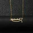 thumbnail image 3 of Vakki Name Customized Necklaces Stainless Steel Personalized Heart Women Pendant Necklace, 3 of 5