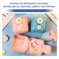 thumbnail image 4 of Denture Storage Box|Tiny and Exquisite Figure, Very Practical and Durable, Using Ergonomic Design, Can Be Stored in A Small Space, Suitable for People Who Use Braces, Removable Dentures (Blue), 4 of 7