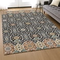 thumbnail image 6 of Addison Rugs Mayfield Premium Machine Washable Transitional Panel Black Rectangle Rug, 5' x 7'6", 6 of 6