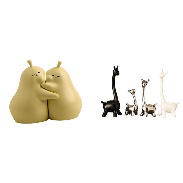 sujetalibros decorativos,Sujetalibros decorativos para oficina y hogar,libros pesados,Sujetalibros,topes,estantes,exhibidor moderno,Estatua de ciervo alce,Estatua de jirafa de
