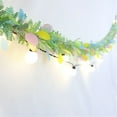thumbnail image 4 of Darzheoy Easter Tinsel Garland, 2 Pcs Colorful Metallic Tinsel Garland with Confetti Spring Hanging Garland Decoration for Easter Party Supplies, 4 of 8