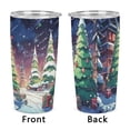 thumbnail image 4 of Snowman Christmas Tree Elk 20oz Tumbler with Lid And Straw Insulated Mug Stainless Steel Vacuum Double Wall Mug For< Car>, 4 of 8
