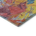 thumbnail image 3 of Addison Rugs Mayfield Premium Machine Washable Transitional Abstract Blue Rectangle Rug, 1'8" X 2'6" Machine Washable Transitional Abstract Blue Oversized Sherpa Throw Blanket, 3 of 6