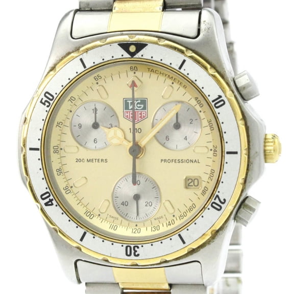 Pre-Owned TAG HEUER Professional 200M Gold Plated Stainless Steel Quartz 575.406