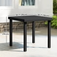 thumbnail image 3 of Outsunny Outdoor Dining Table for 4, Square Patio Table with Aluminum Legs, 3 of 10