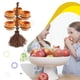 thumbnail image 5 of Bearachild Fácil de montar, soporte para cuenco de aperitivos con palo de escoba, golosinas de Halloween, soporte único para cuenco de Kits de decoración para fiestas Seis tazas de calabaza, 5 of 6