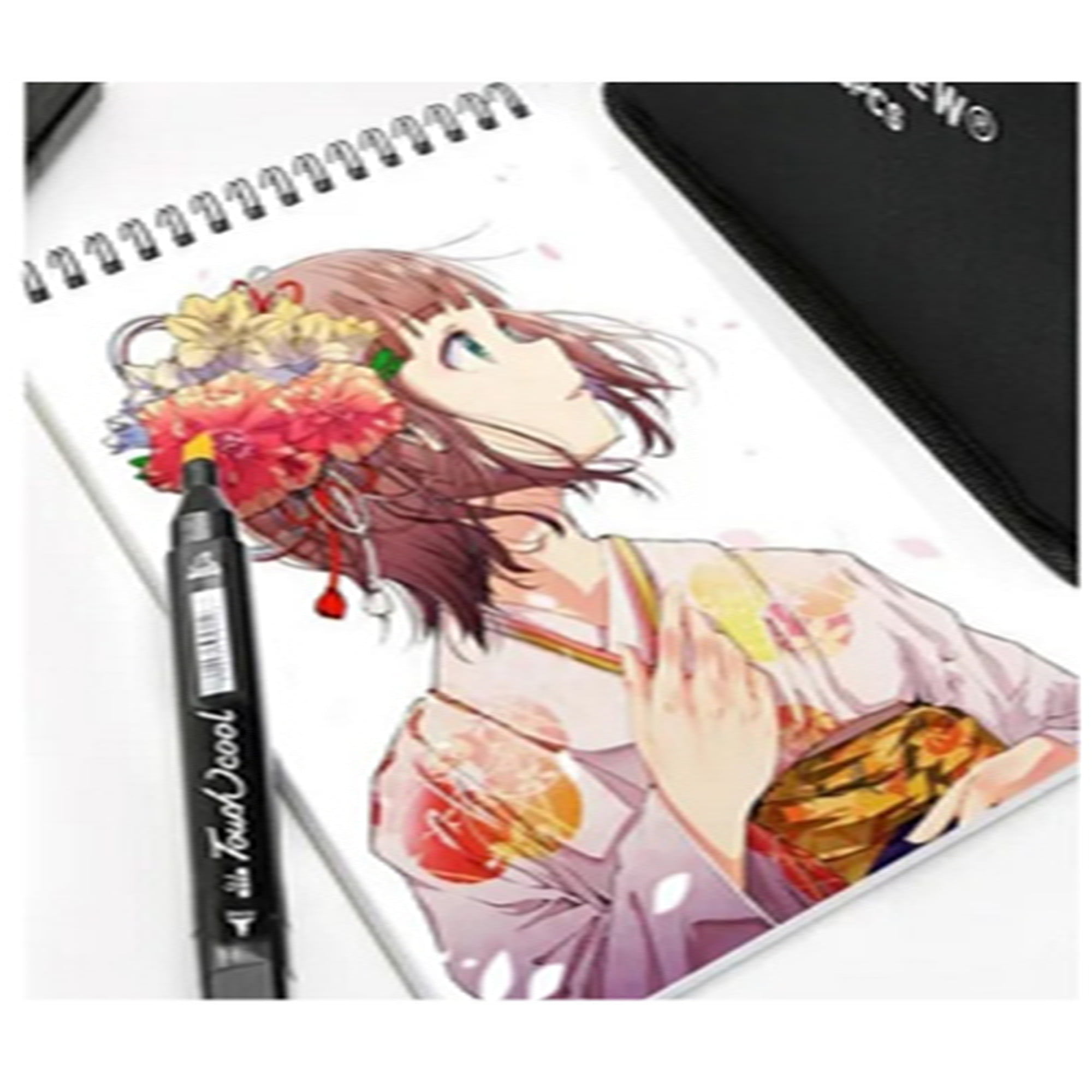 1 Pcs Single Art Marker Black Acrylic Dual Head Alcohol Based Sketch  Markers Pen Manga Drawing Pens Art Supplies