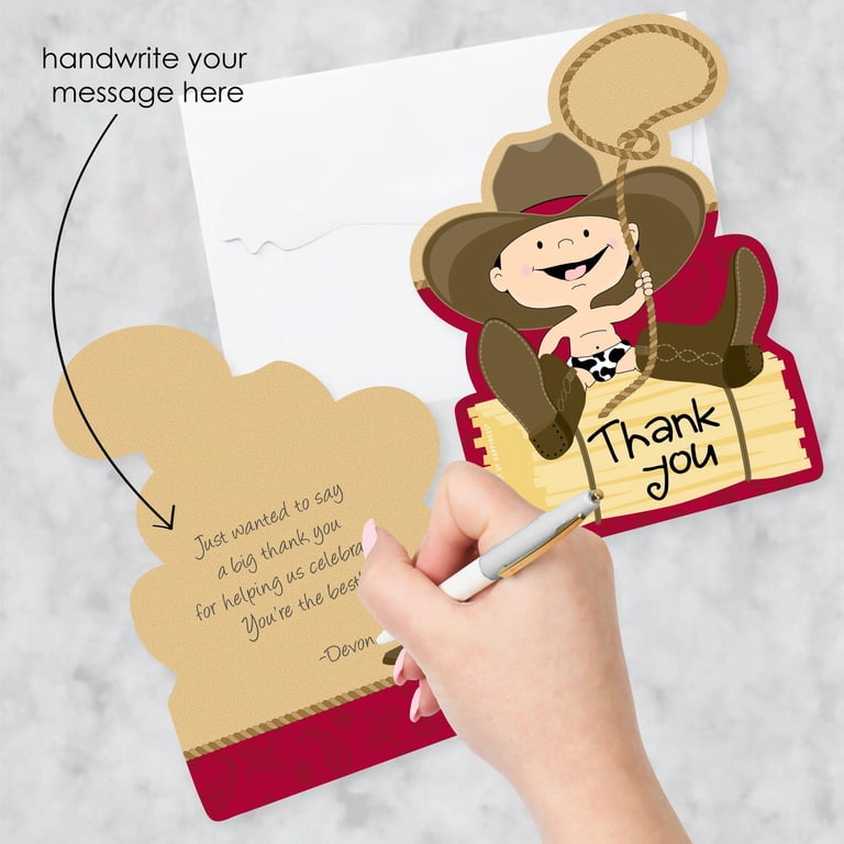 Western Thank You Cards