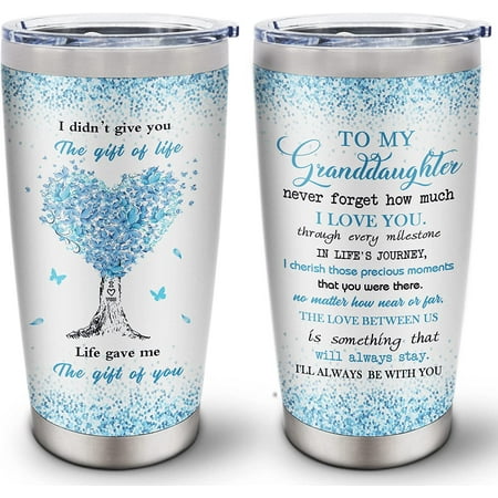 

Athenstics Granddaughter Gifts Granddaughter Gifts From Grandma Gifts For Granddaughter Birthday Gifts For Granddaughters Granddaughter Gift Ideas To My Granddaughter Stainless Steel Tumbler 20oz