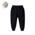 thumbnail image 1 of Boys Girls' Casual Solid Color Warm Thickened Long Pants, 1 of 4