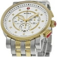 thumbnail image 2 of Michele Sport Sail White Diamond Dial Two-Tone Steel Women's Watch MWW01K000121, 2 of 4