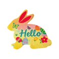 thumbnail image 2 of Easter Bunny Shaped Welcome Mat for Indoor Outdoor Use in Velvet Absorbent Doormat Polyester Tile Rug with Bunny Design Non Entryway Runner 90 cm, 2 of 6